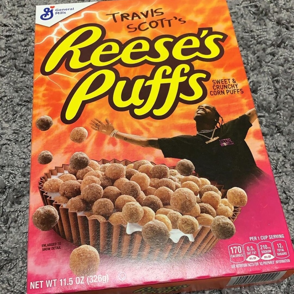 Travis Scott x Reese’s puffs collab